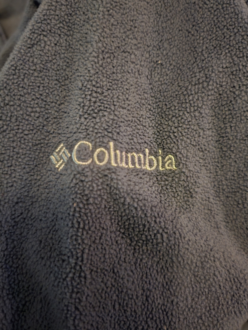 Columbia Women's XL Glacial IV Lightweight Half Zip Fleece Pullover Sleeve Logo - Picture 4 of 6